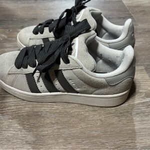 Adidas Gray and Black Women's Shoes-Barely worn